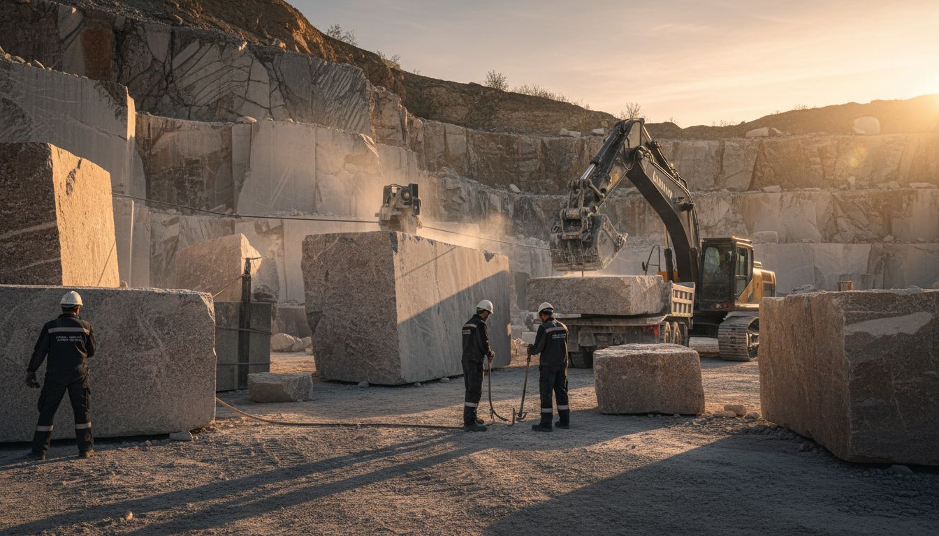 carrière pierres naturelles Image