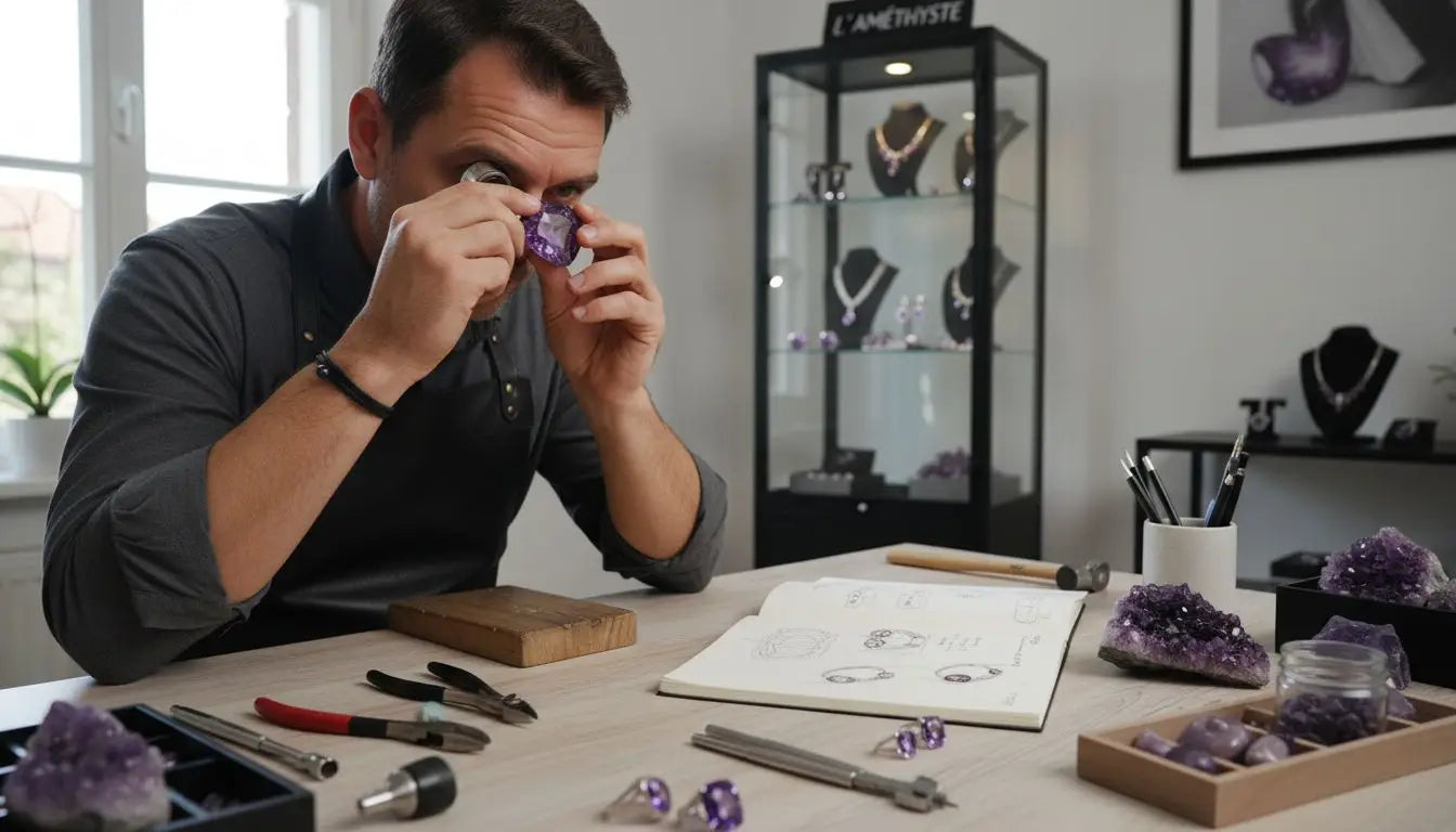 atelier bijoutier améthyste Image
