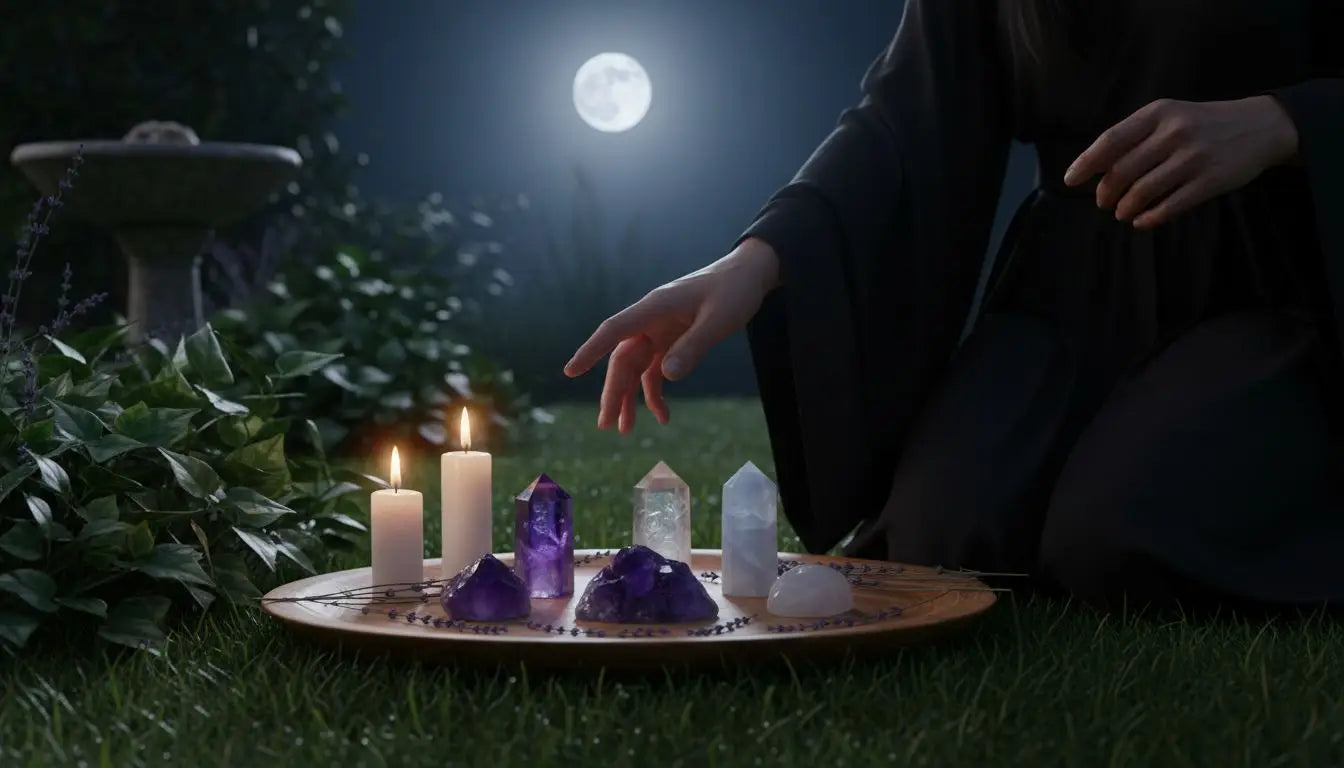 rituel pierres pleine lune Image