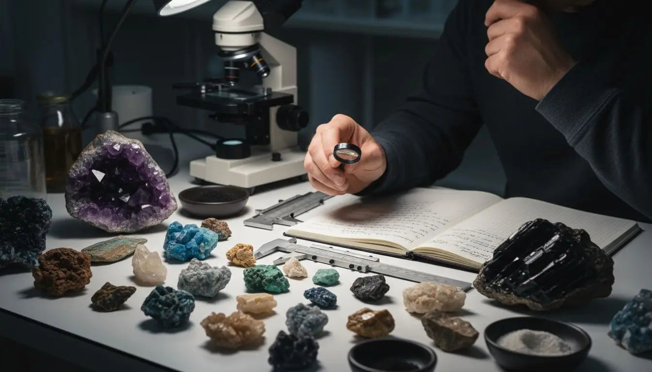 macro pierres naturelles laboratoire