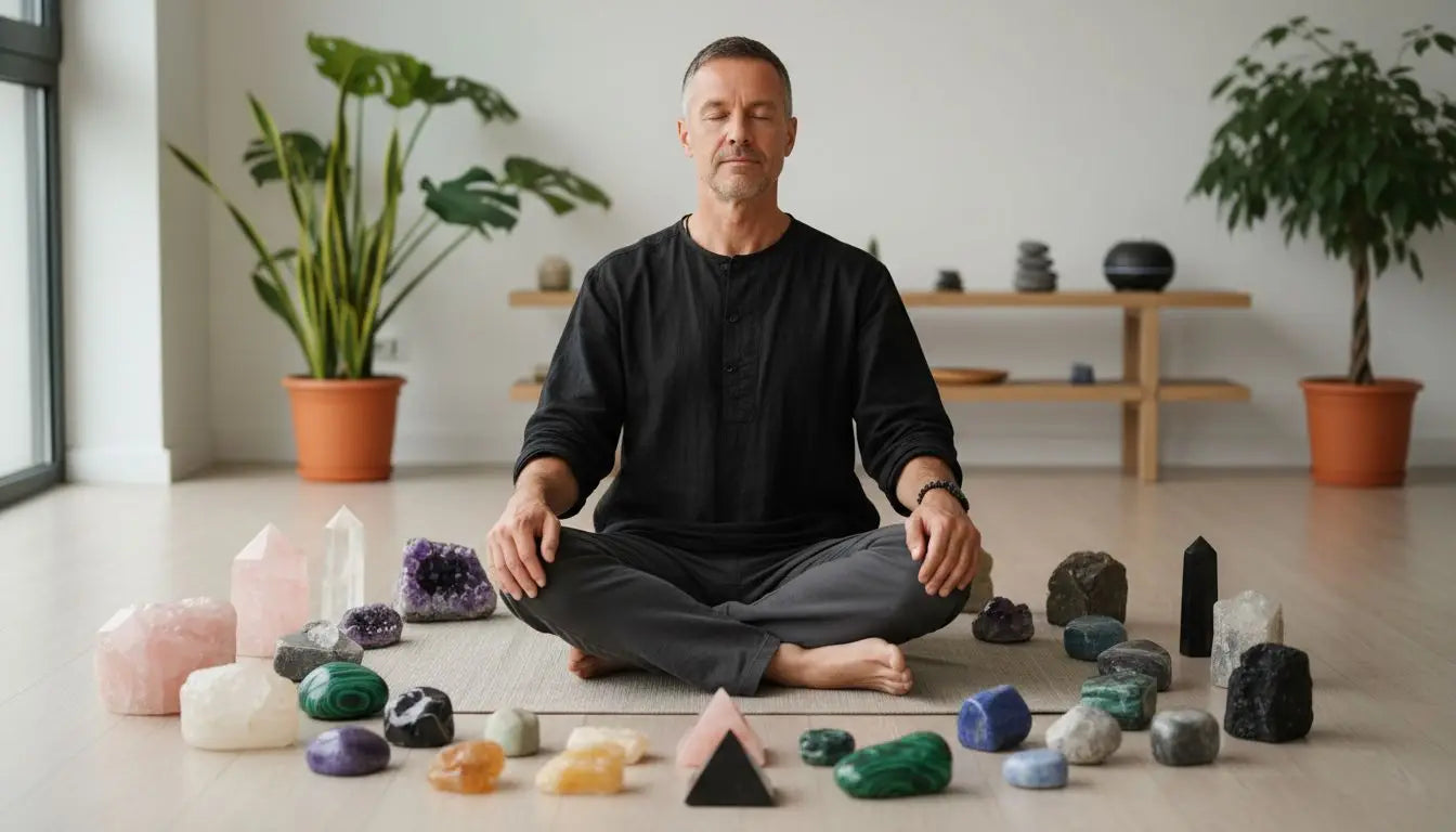méditation pierres naturelles