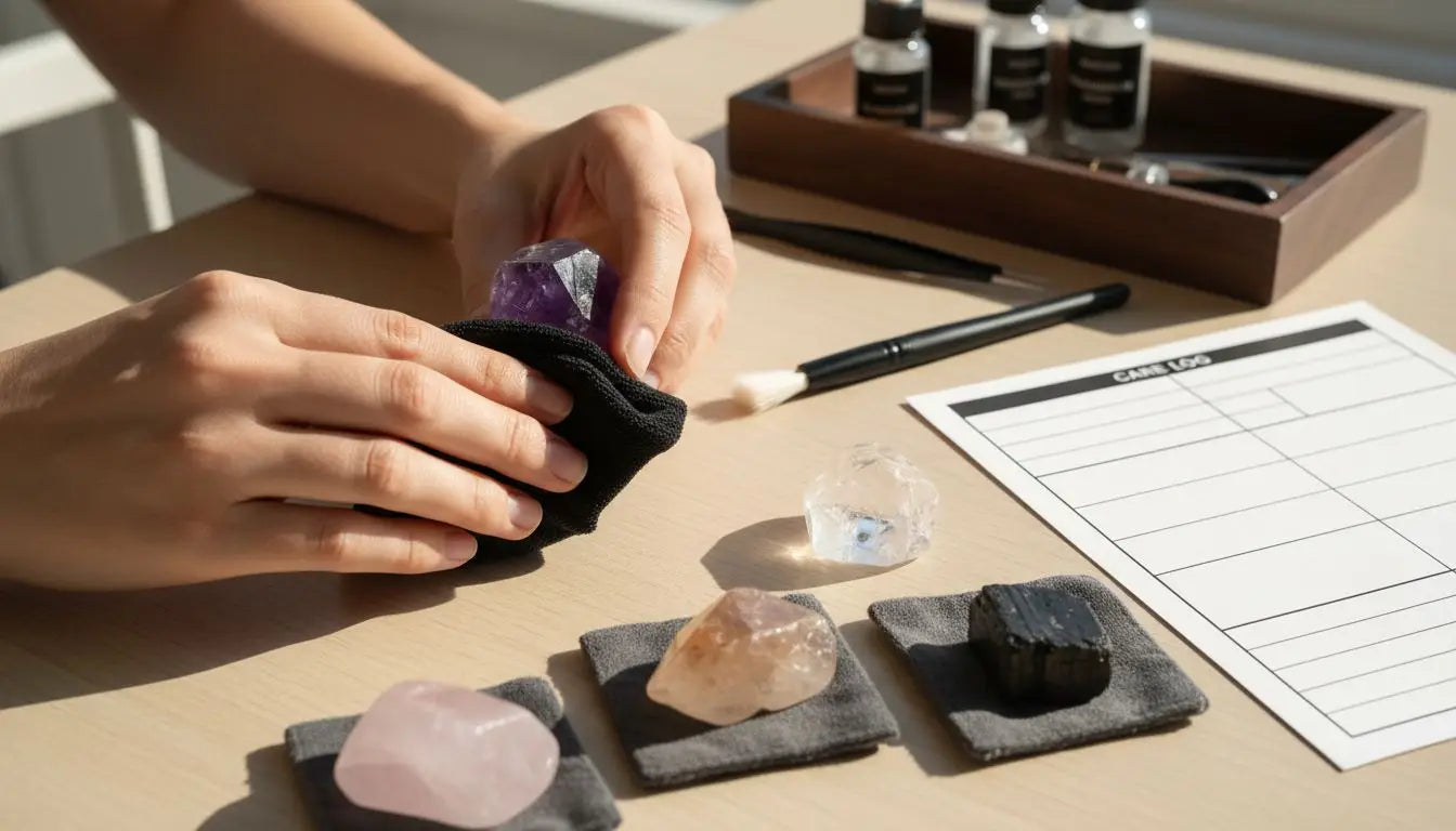 nettoyage délicat gemme