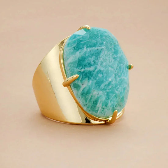 Bague Amazonite ’Harmonie’ - Bague