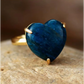 Bague Apatite ’Coeur’ - Bague