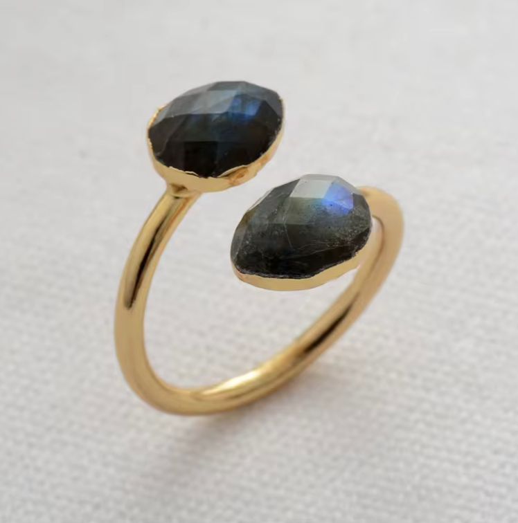 Bague Labradorite ’Intuition’ - Pierre naturelle