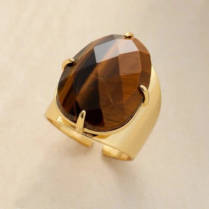 Bague Oeil de Tigre ’détermination’ - Bague