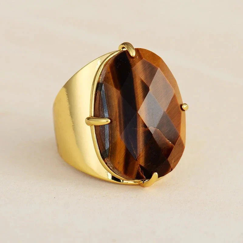 Bague Oeil de Tigre ’détermination’ - Bague