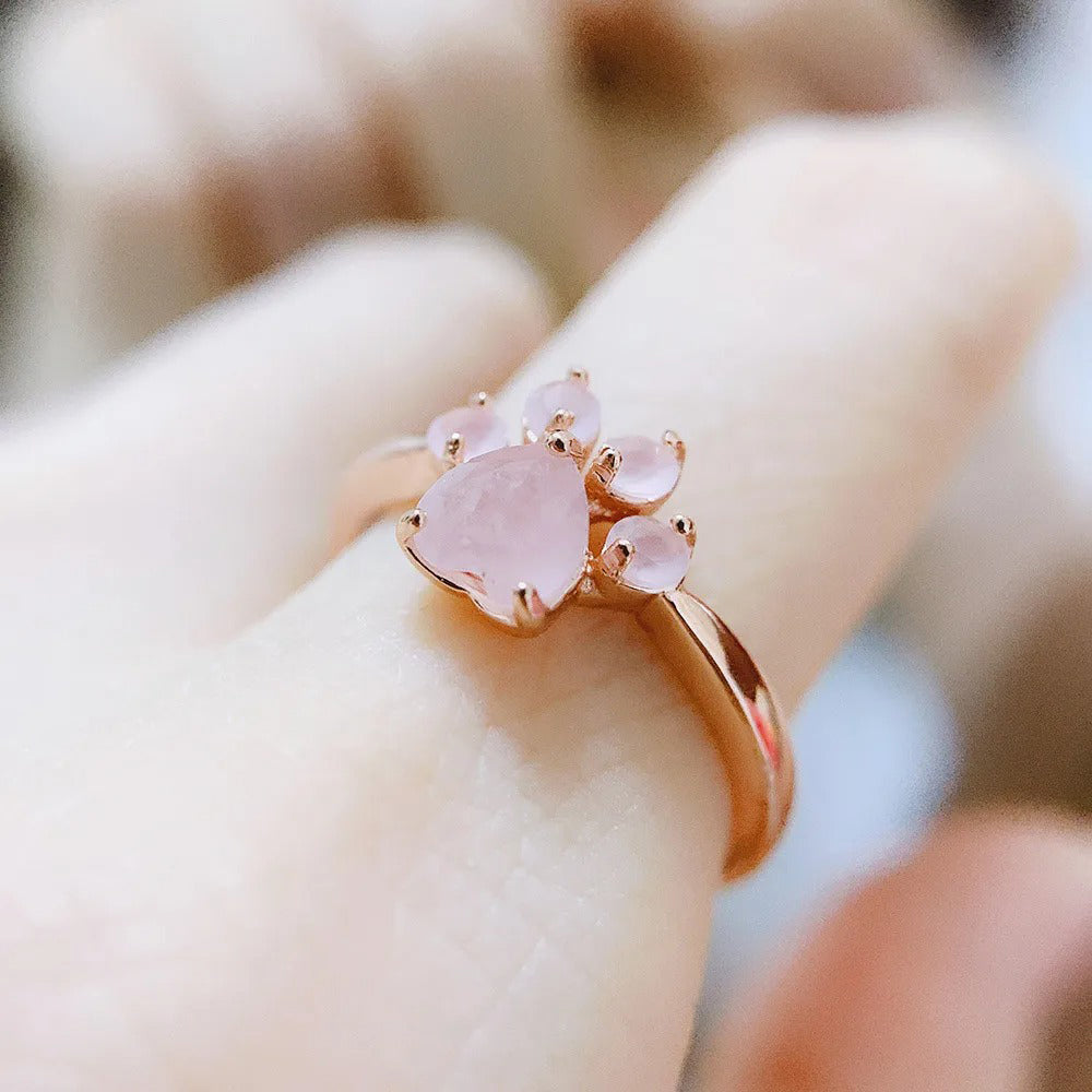 Bague Quartz Rose - Bague