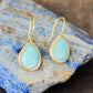 Boucle d’oreille Amazonite ’Harmonie’ - Boucles d’oreilles