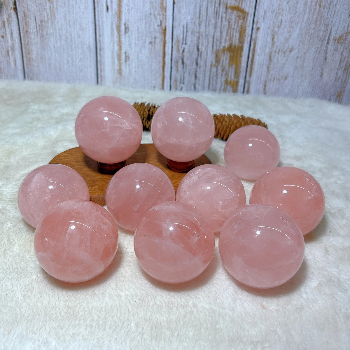 Boule Quartz Rose - Pierres naturelles