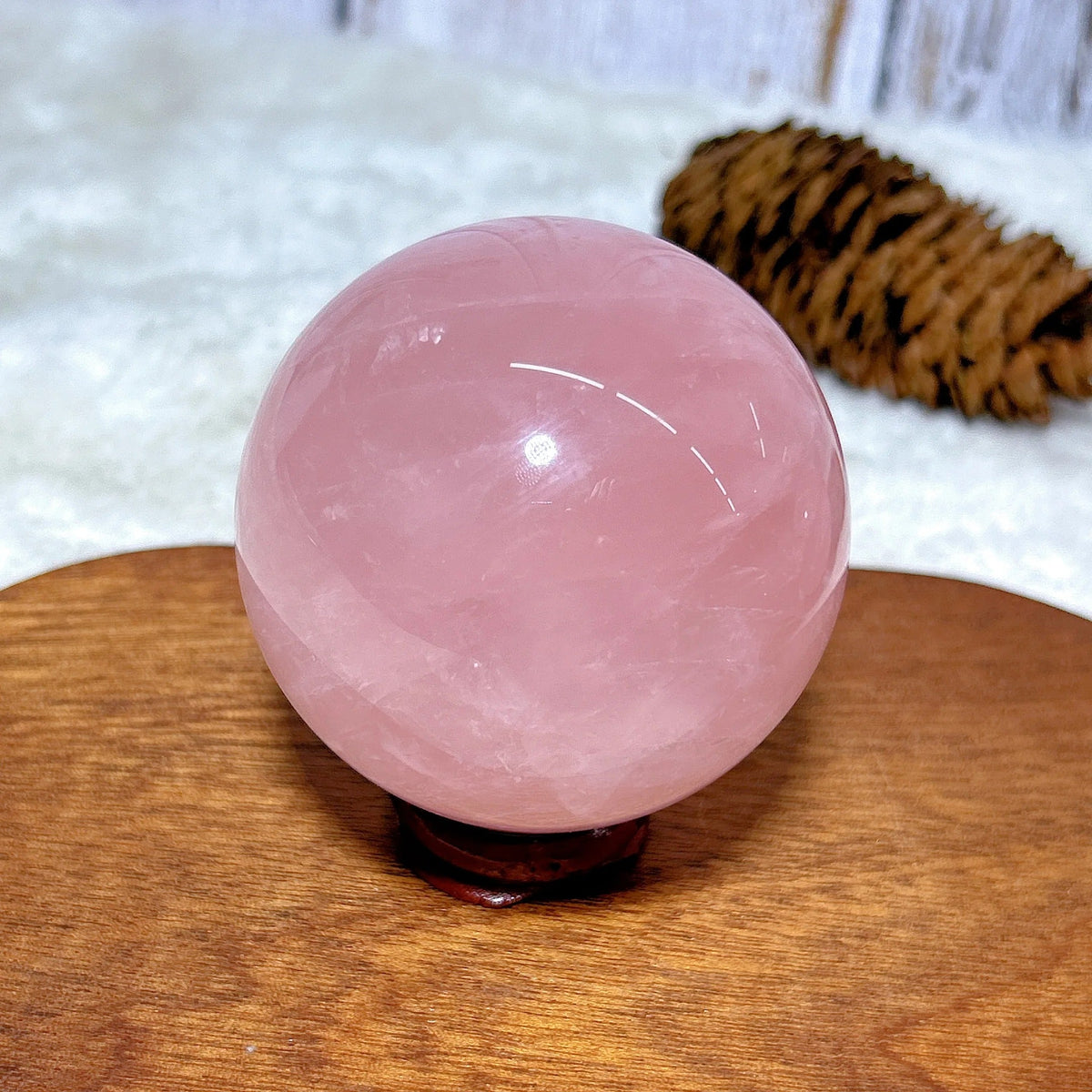 Boule Quartz Rose - Pierres naturelles