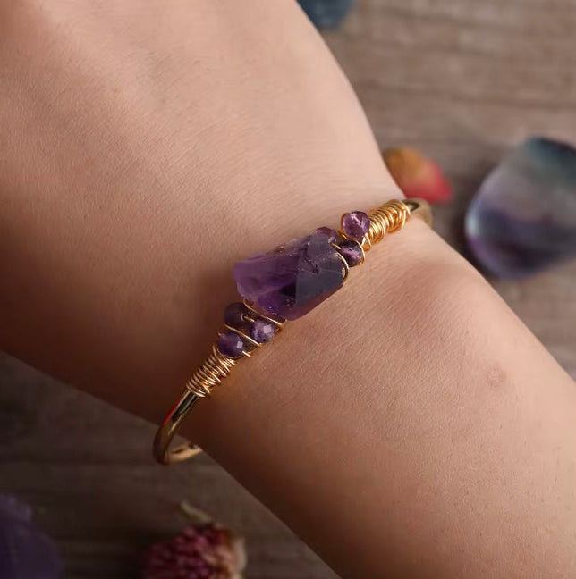 Bracelet Améthyste ’Clarté’ - Bracelets