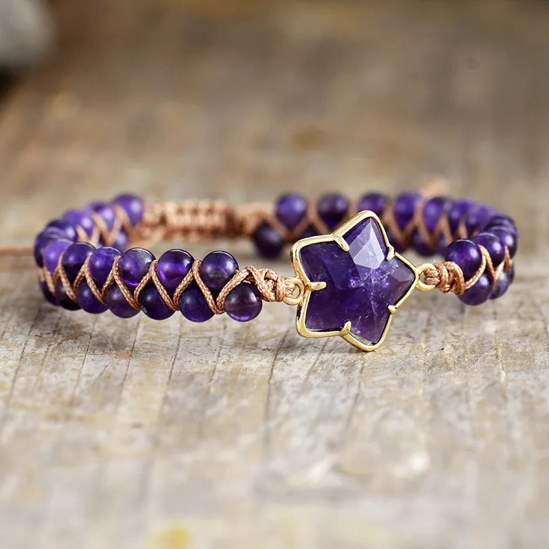 Bracelet Améthsyte ’Mystique’ - Bracelets