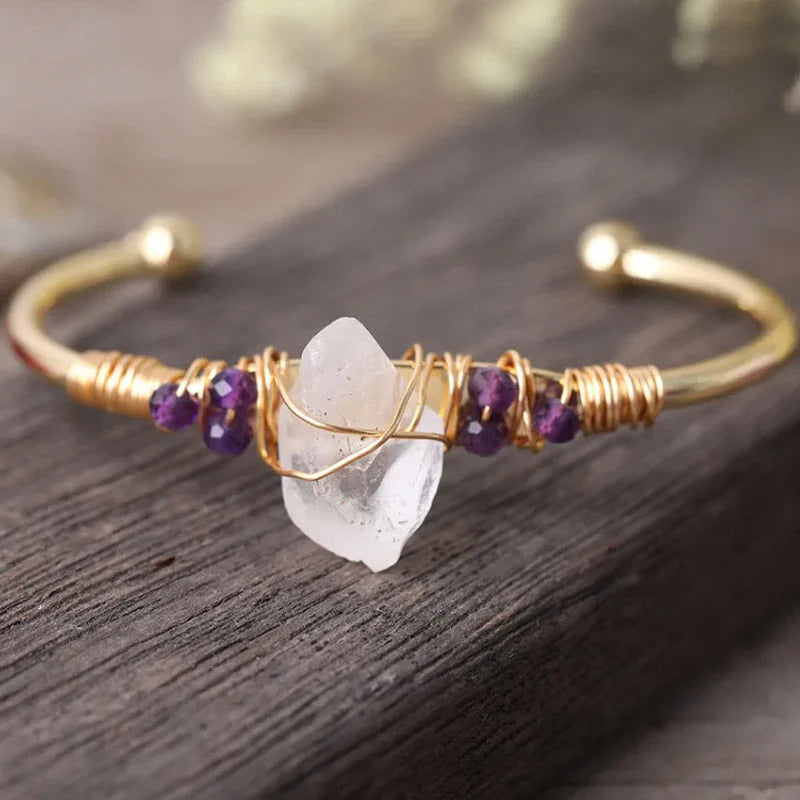 Bracelet Cristal de Roche ’Divine’ - Bracelets