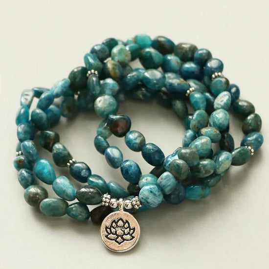 Bracelet Mala Apatite - Bracelets