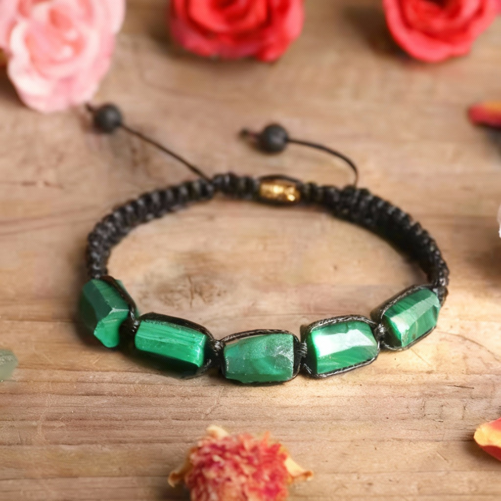 Bracelet Malachite ’Homme’ - Bracelets