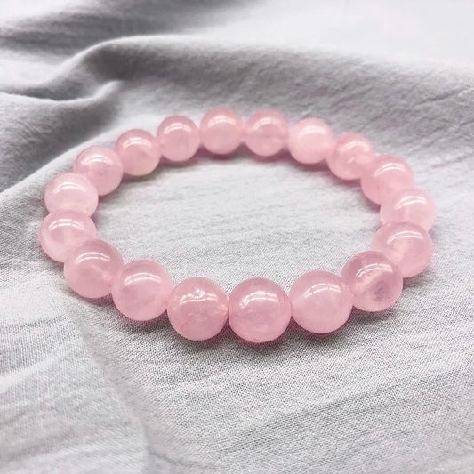 Bracelet Quartz Rose - 10 mm - Bracelets