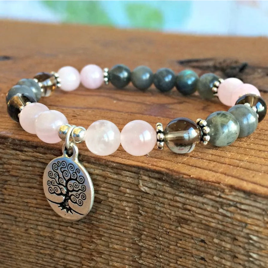 Bracelet Quartz Rose ’Résilience’ - Bracelets