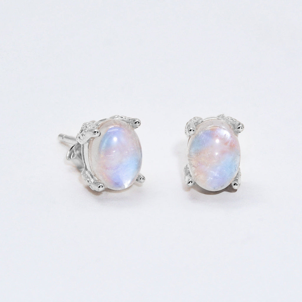 Clous d’oreilles Pierre de Lune - Boucles d’oreilles