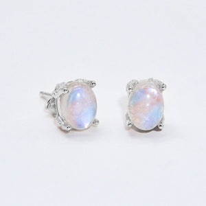 Clous d’oreilles Pierre de Lune - Boucles d’oreilles