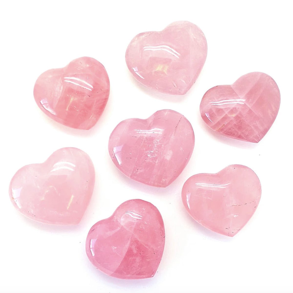 Coeur Quartz Rose - Pierres naturelles