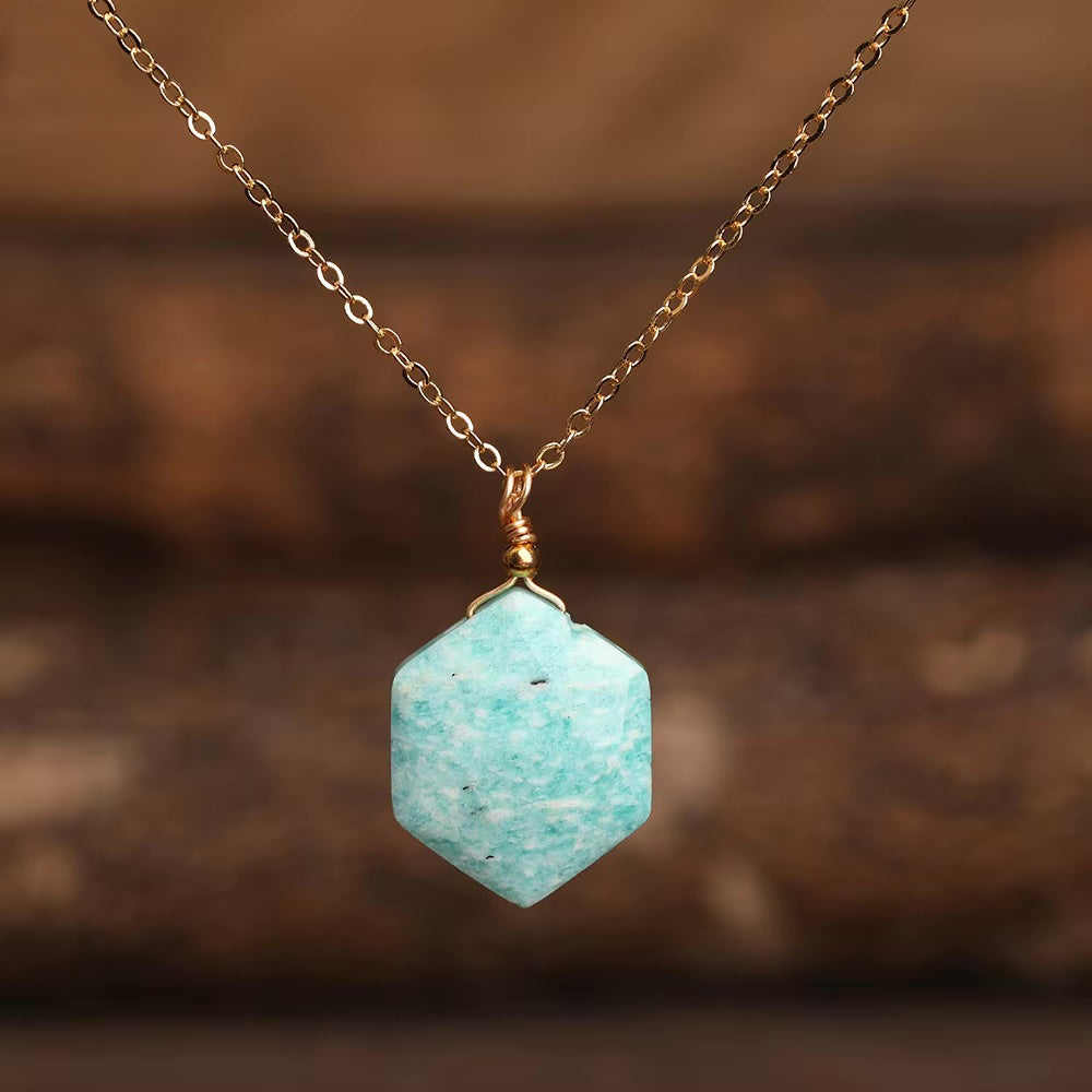 Collier Amazonite ’Spirituel’ - Colliers