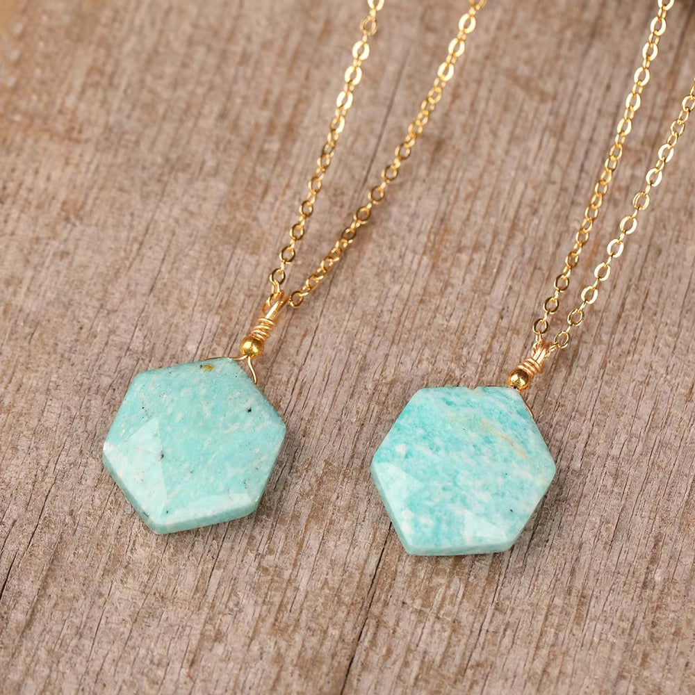 Collier Amazonite ’Spirituel’ - Colliers