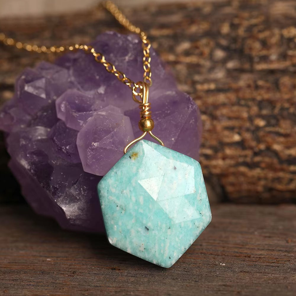 Collier Amazonite ’Spirituel’ - Colliers
