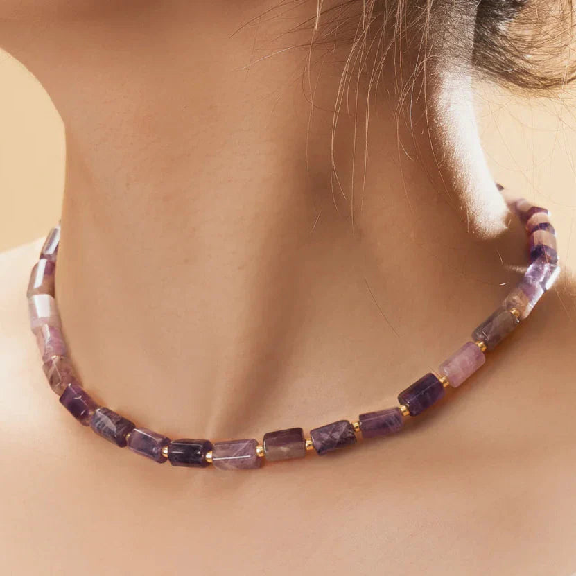 Collier Améthyste ’Focus’ - Colliers