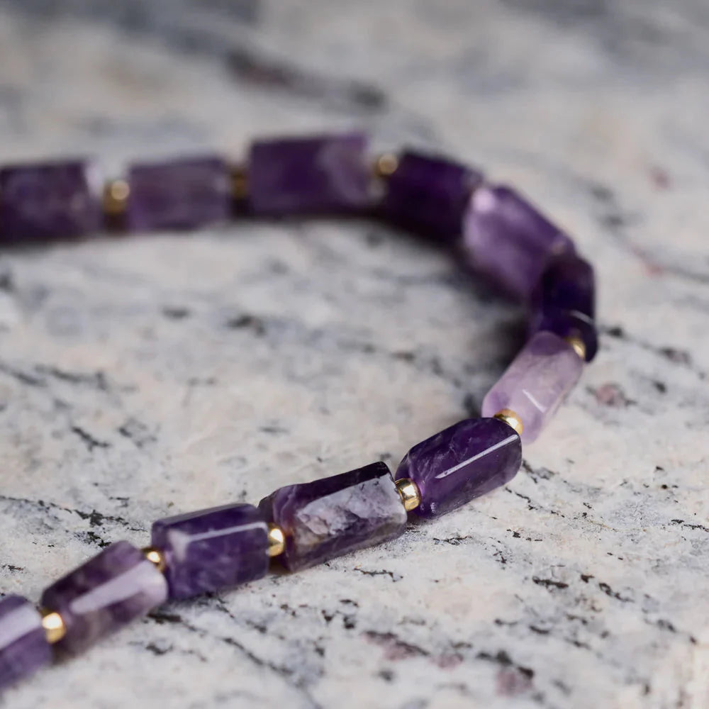 Collier Améthyste ’Focus’ - Colliers