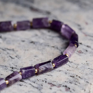 Collier Améthyste ’Focus’ - Colliers