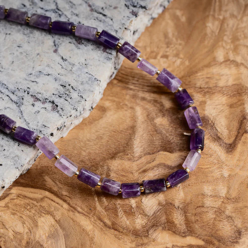 Collier Améthyste ’Focus’ - Colliers