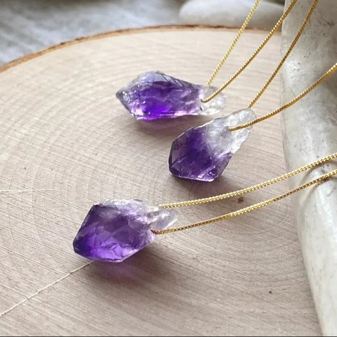 Collier en Améthyste Brute - Colliers