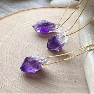 Collier en Améthyste Brute - Colliers