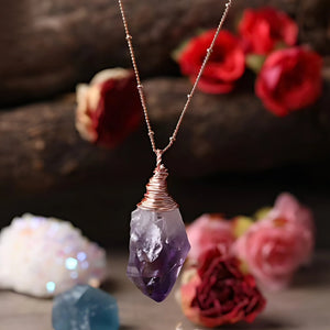 Collier en Améthyste ’Mystique’ - Colliers