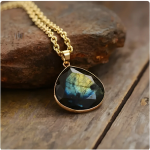 Collier en Labradorite ’Intuition’ - Colliers