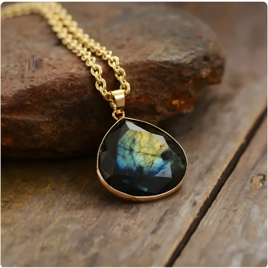 Collier en Labradorite ’Intuition’ - Colliers