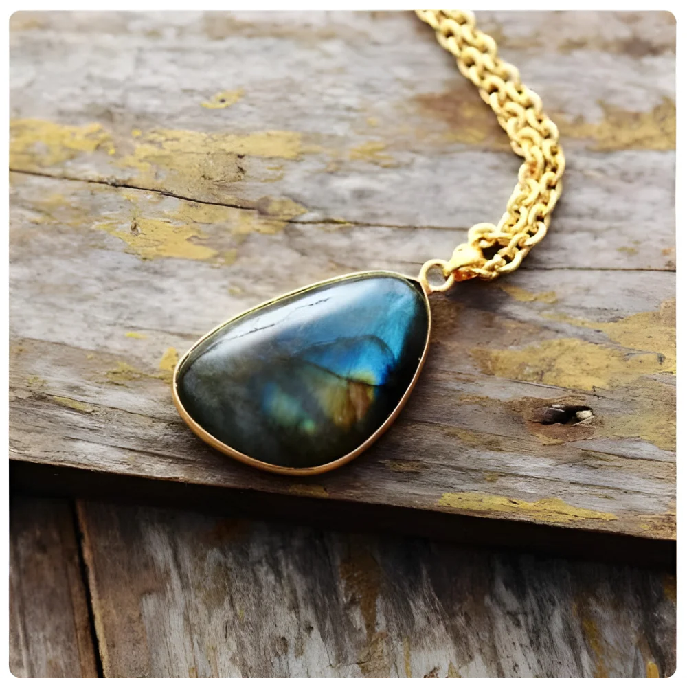 Collier en Labradorite ’Protection’ - Colliers