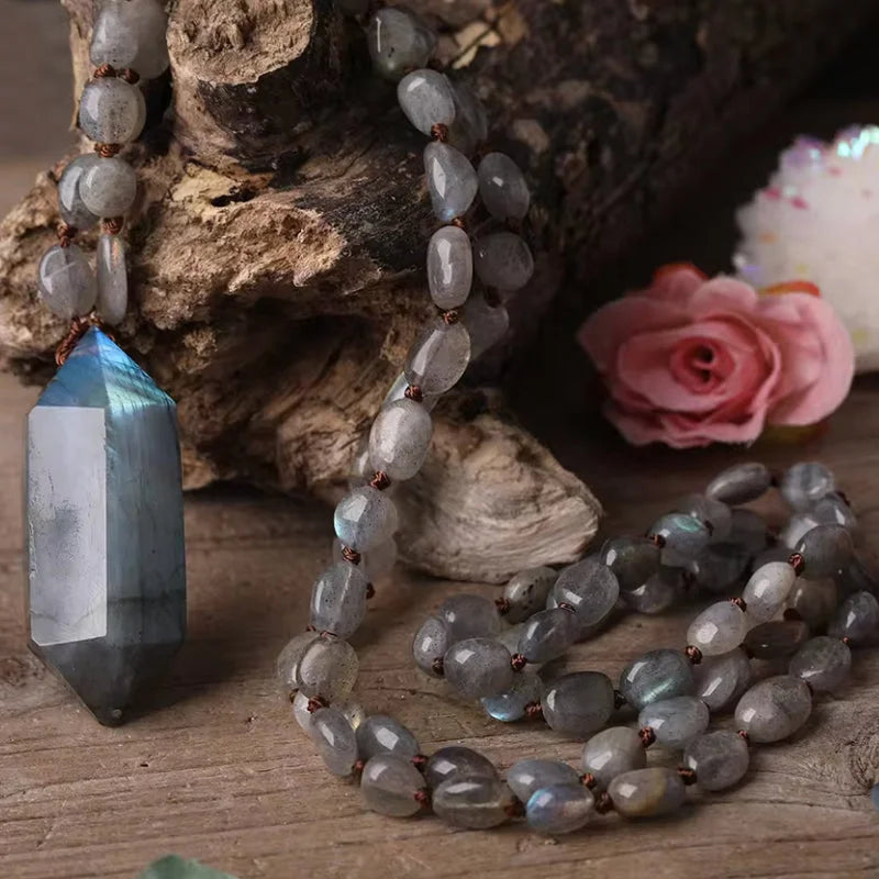 Collier Mala Labradorite ’Protection’ - Colliers