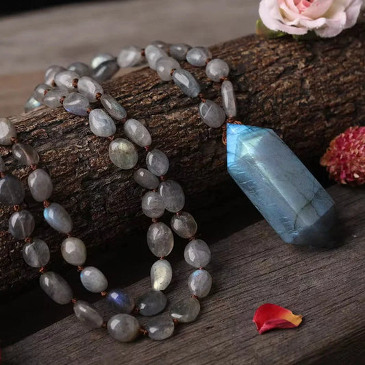 Collier Mala Labradorite ’Protection’ - Colliers