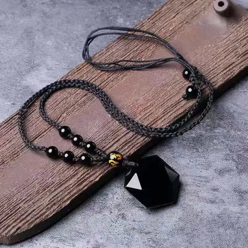 Collier Obsidienne ’Protection’ - Colliers