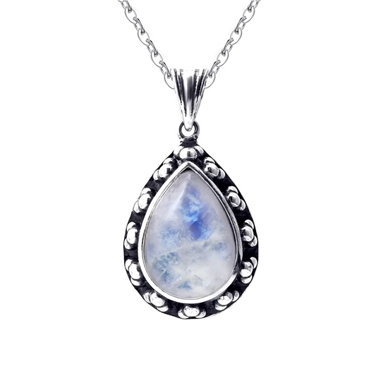 Collier Pierre de Lune ’Goutte’ - Colliers