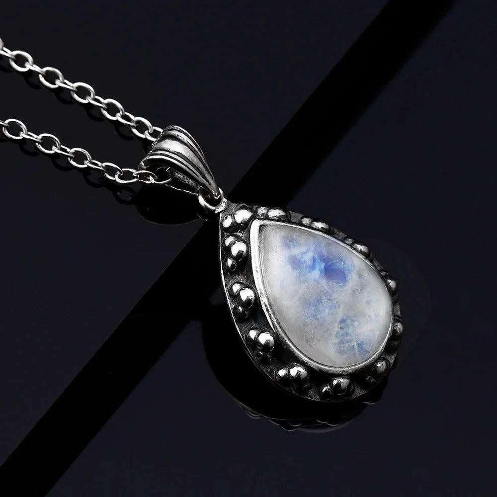 Collier Pierre de Lune ’Goutte’ - Colliers