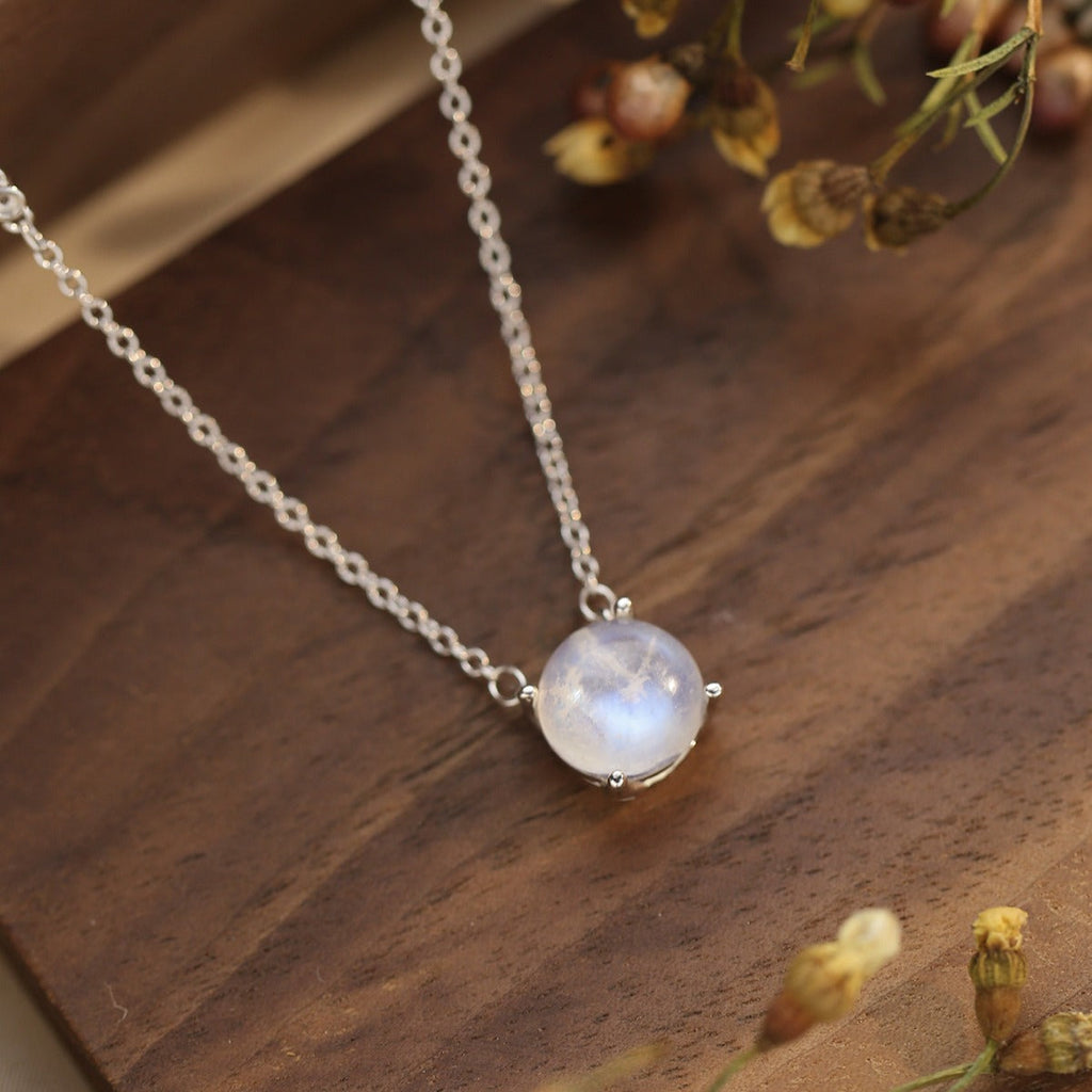 Collier Pierre de Lune ’Harmonie’ - Boucles d’oreilles