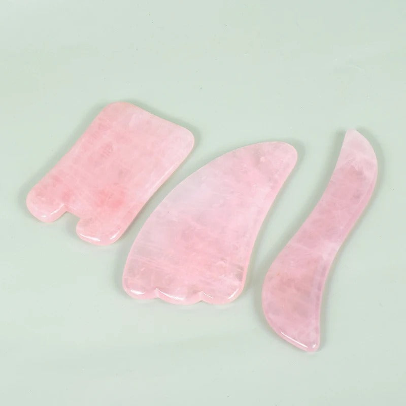 Gua Sha Quartz Rose - Bien-être