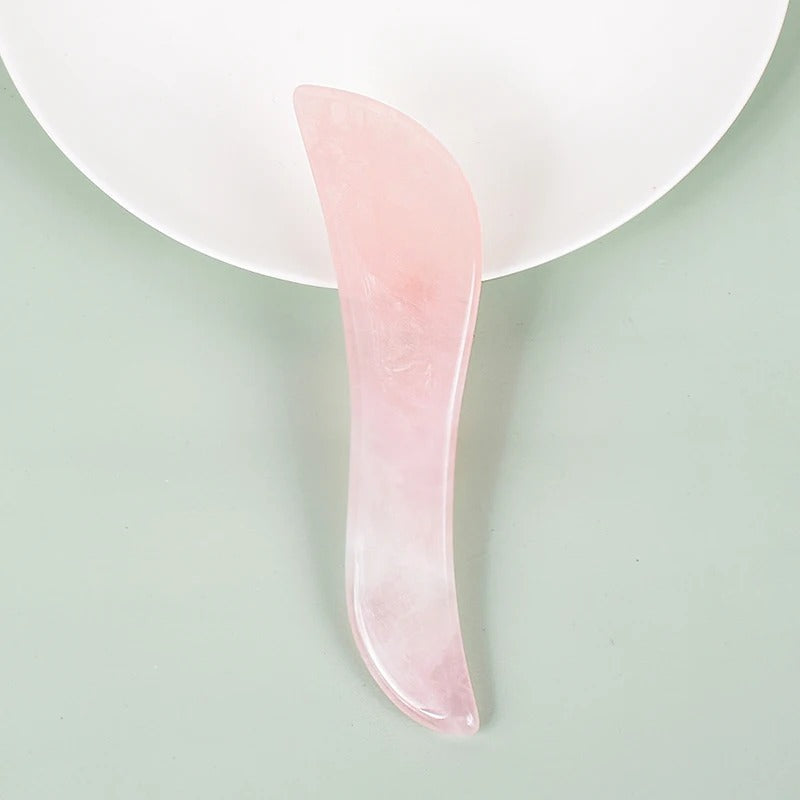 Gua Sha Quartz Rose - Bien-être