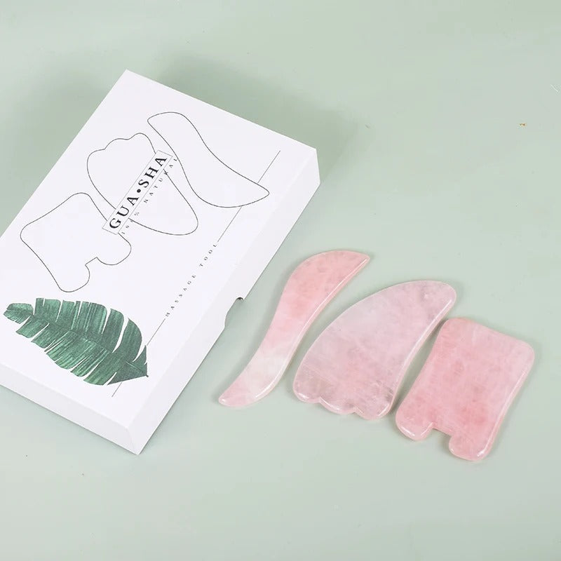 Gua Sha Quartz Rose - Bien-être