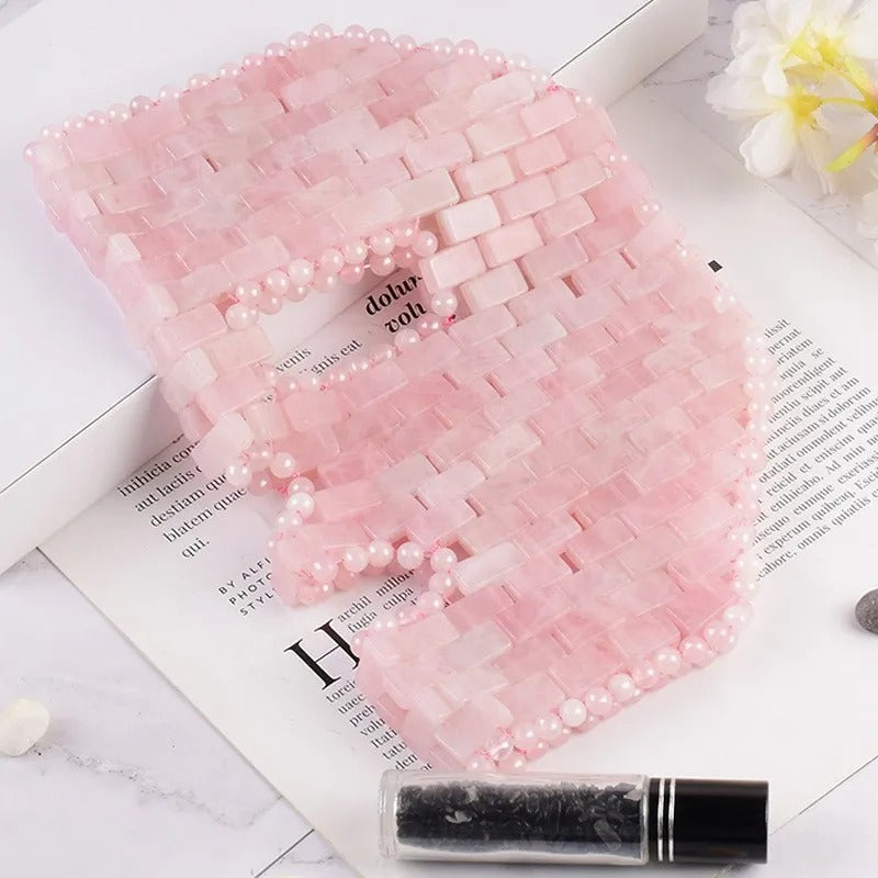 Masque Visage Quartz Rose intégral - Bien-être