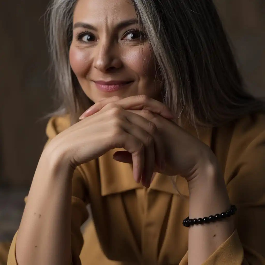 Shungite Bracelet ’Anti Onde’ Pierre Image