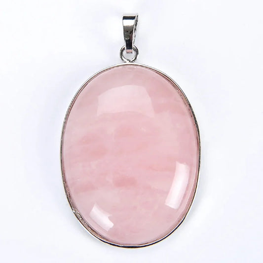 Pendentif en Quartz Rose - Pendentifs